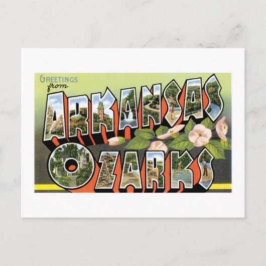Grüße aus den Ozarks! Postkarte (Vorderseite)