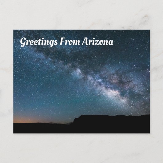 Grüße aus der Astronomie von Arizona Postkarte (Vorderseite)