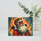 Grüße aus der Hölle Postkarte (Stehend Vorderseite)