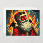 Grüße aus der Hölle Postkarte (Vorne/Hinten)