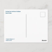 Grüße aus der mexikanischen Karibik! Postkarte (Rückseite)