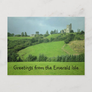 Grüße aus der Postkarte der Smaragdgrünen Insel