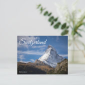 Grüße aus der Schweiz Matterhorn Postcard Postkarte (Stehend Vorderseite)