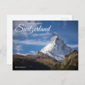 Grüße aus der Schweiz Matterhorn Postcard Postkarte (Vorne/Hinten)