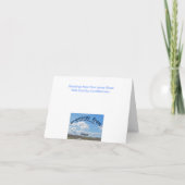 Grüße aus der Shore-Karte von Sunny New Jersey Karte (Rückseite)