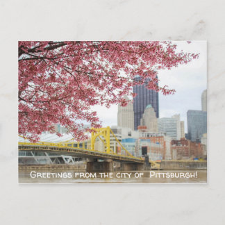 Grüße aus der Stadt Pittsburgh! Postkarte