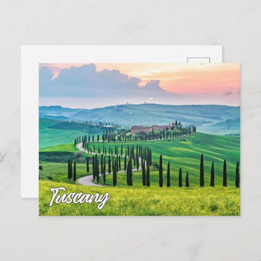 Grüße aus der Toskana, Italien Postkarte (Vorne/Hinten)