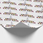 Grüße aus Detroit Geschenkpapier (Ecke)