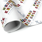 Grüße aus Detroit Geschenkpapier (Rolleneckpunkt)