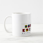 Grüße aus Detroit Kaffeetasse (Links)