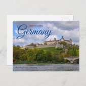 Grüße aus Deutschland Marienberg Würzburg Postkarte (Vorne/Hinten)
