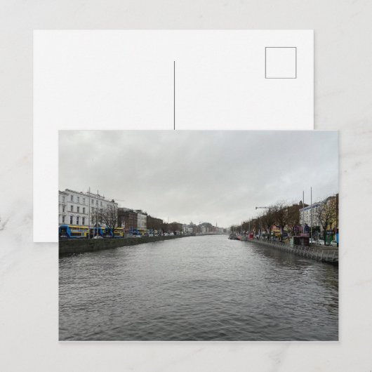 Grüße aus Dublin, Postkarte (Vorne/Hinten)