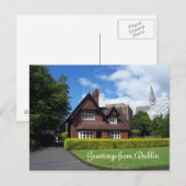Grüße aus Dublin Postkarte (Vorne/Hinten)