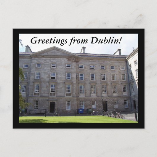 Grüße aus Dublin! Postkarte (Vorderseite)