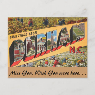 Grüße aus Durham Postkarte