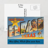 Grüße aus El Paso Postkarte (Vorne/Hinten)
