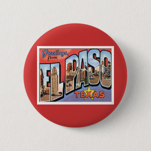 Grüße aus EL Paso, Texas Button
