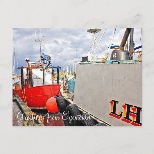 Grüße aus Eyemouth Postkarte (Vorderseite)
