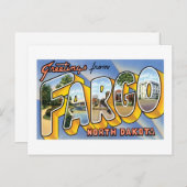 Grüße aus Fargo, North Dakota! Postkarte (Vorne/Hinten)