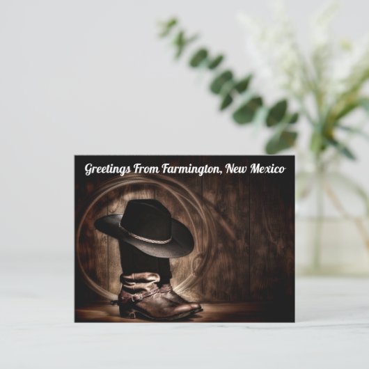 Grüße aus Farmington, New Mexico Postkarte (Stehend Vorderseite)
