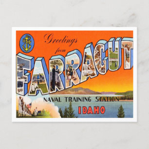 Grüße aus Farragut, Naval Training Station Postkarte