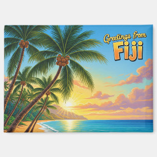 Grüße aus Fidschi Magnet