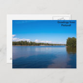 Grüße aus Finnland Postkarte (Vorne/Hinten)