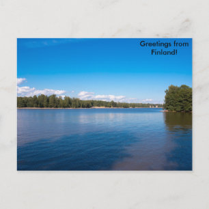 Grüße aus Finnland Postkarte