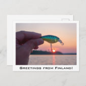Grüße aus Finnland Souvenir Postkarte (Vorne/Hinten)