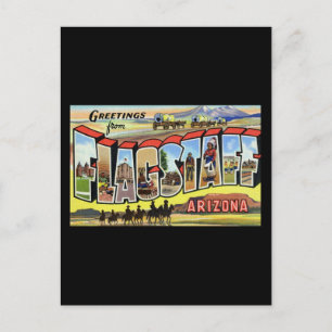 Grüße aus Flagstaff Arizona Postkarte