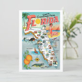 Grüße aus Florida 5x7 große Postkarte (Stehend Vorderseite)