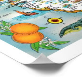 Grüße aus Florida 8x12 Druck Poster (Ecke)