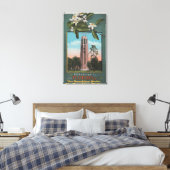 Grüße aus Florida & Bild des Gesangs Leinwanddruck (Insitu (Schlafzimmer))