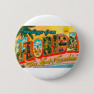 Grüße aus Florida Button