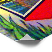 Grüße aus Florida, dem Land der Sonne Poster (Ecke)