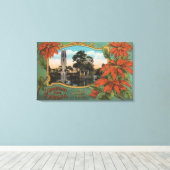 Grüße aus Florida, dem Sonnenschein-Staat Leinwanddruck (Insitu (Holzboden))