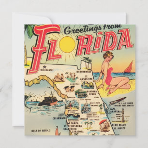Grüße aus Florida Feiertagskarte