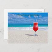 Grüße aus Florida Feiertagspostkarte (Vorne/Hinten)