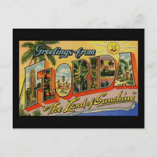 Grüsse aus Florida Land der Sonne Postkarte