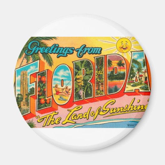 Grüße aus Florida Magnet (Vorne)
