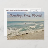 Grüße aus Florida Miami Postkarte (Vorne/Hinten)
