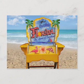 Grüße aus Florida Postkarte