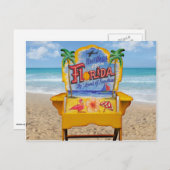 Grüße aus Florida Postkarte (Vorne/Hinten)