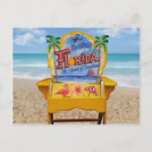 Grüße aus Florida Postkarte (Vorderseite)
