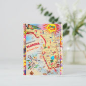 Grüße aus Florida Postkarte (Stehend Vorderseite)