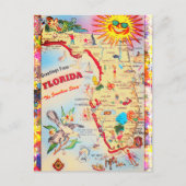 Grüße aus Florida Postkarte (Vorderseite)