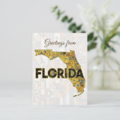 Grüße aus Florida Postkarte (Stehend Vorderseite)