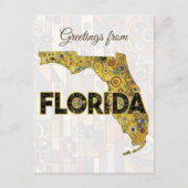 Grüße aus Florida Postkarte (Vorderseite)
