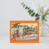 Grüße aus Florida Postkarte (Stehend Vorderseite)