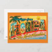 Grüße aus Florida Postkarte (Vorne/Hinten)